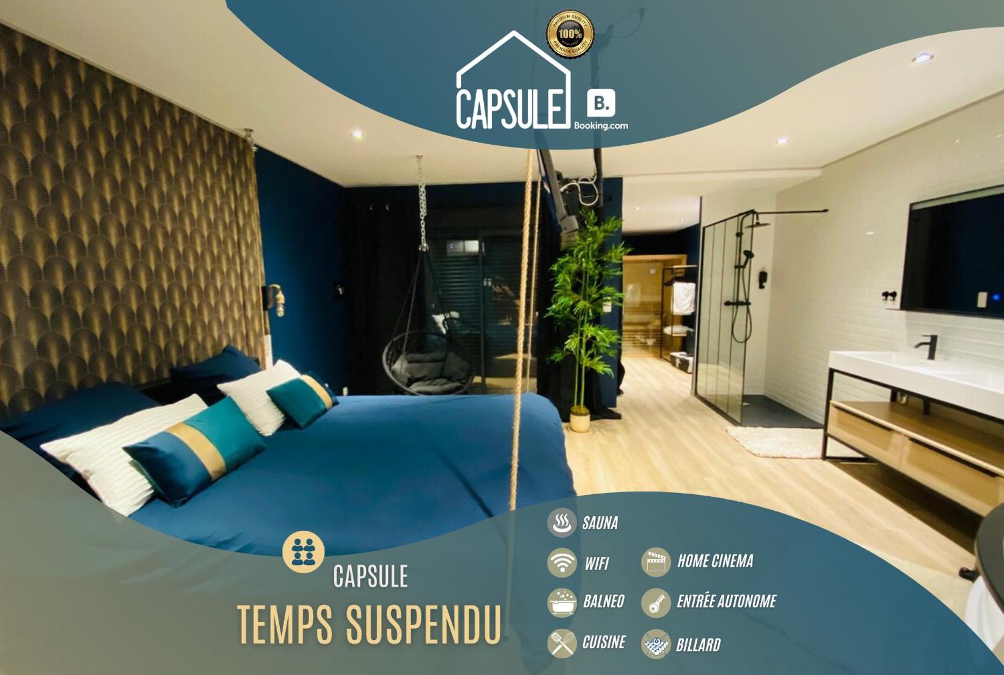 Capsule le temps suspendu balnéo&home cinema&billard Valenciennes Extérieur photo